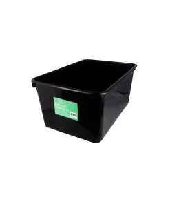 Black Plastic Storage Box 20L