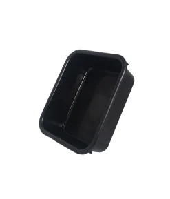 Black Plastic Storage Tray 8l