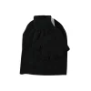 Black Polyester Beanie & Fingerless Glove Set
