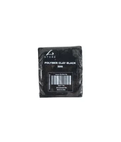 Black Polymer Clay 50g 4.5 x 5 x 1cm