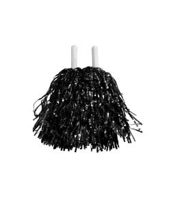 Black Pompoms