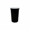 Black PP Plastic Cups 10oz 25pk