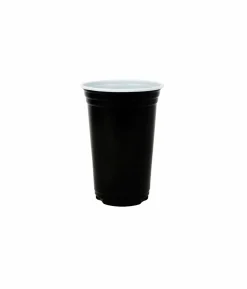 Black PP Plastic Cups 10oz 25pk