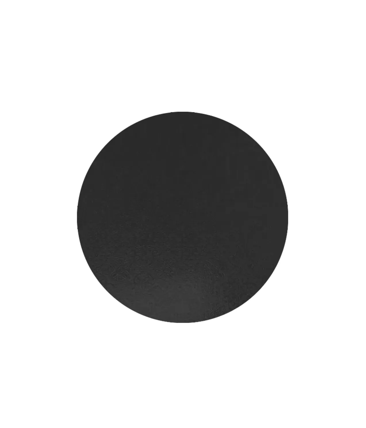 Black Round Masonite Cake Board 8in