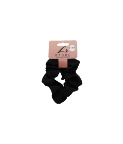 Black Satin Scrunchie 1pk
