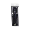 Black Suspender and Bow Tie