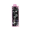 Black & White Elastic Hair Rope Set 150pc