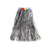 Black & White Mix Long Hula Skirt 80cm