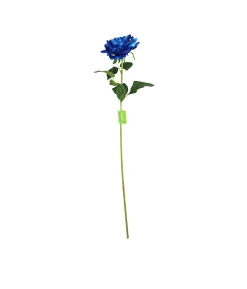 Blue Artificial Velvet Rose 74cm