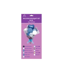Blue Balloon Bouquet Set 30x50cm