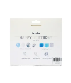 Blue Balloon Decorating Kit