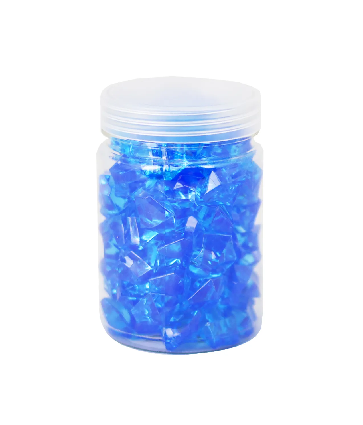 Blue Big Crystal Plastic Stone 160g