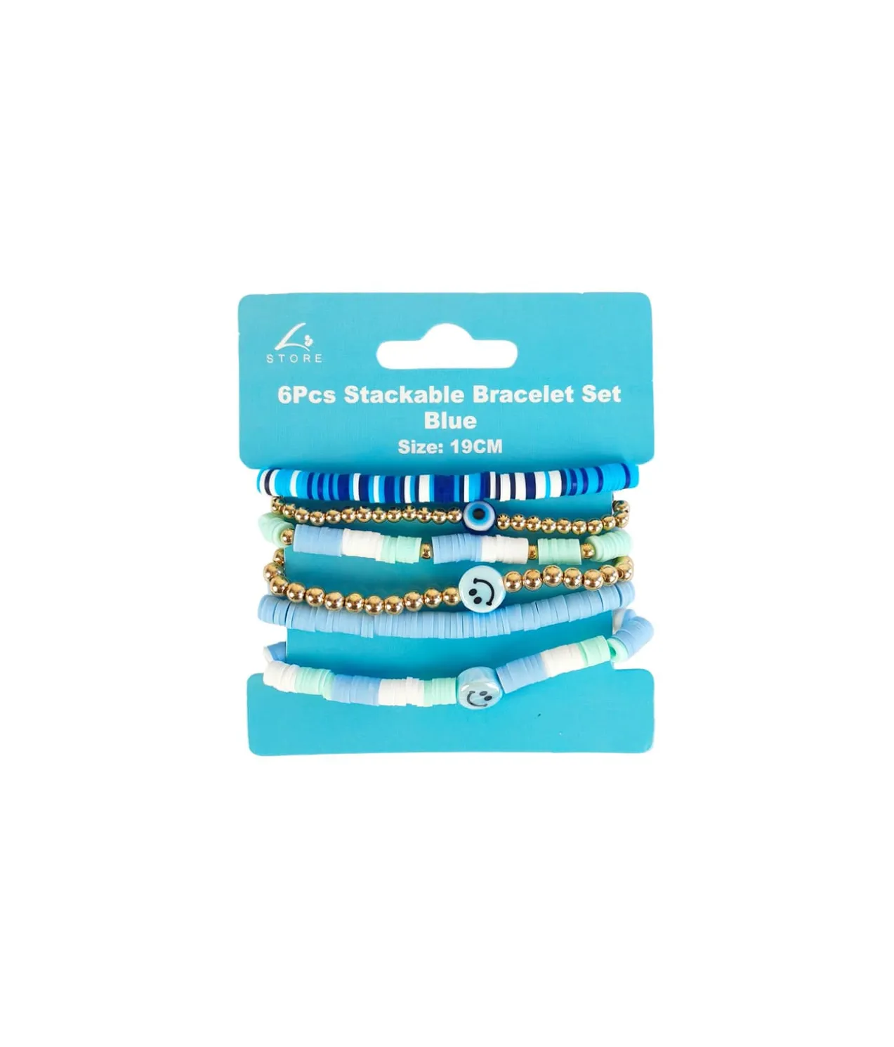 Blue Bracelet Set 6pc