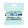 Blue Bracelet Set 6pc