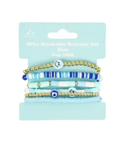 Blue Bracelet Set 6pc