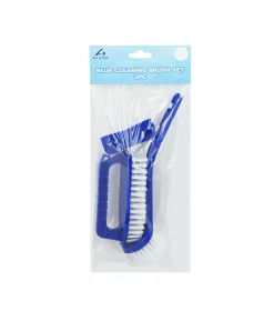 Blue Cleaning Brush Set 3pc