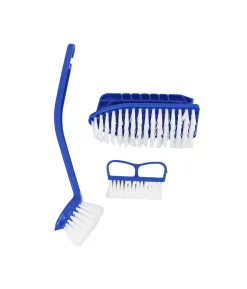 Blue Cleaning Brush Set 3pc