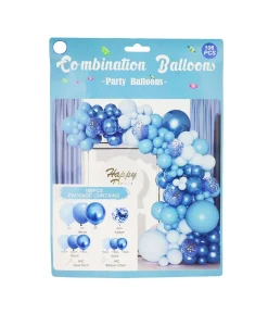 Blue Combination Party Balloon Garland Kit 106pc