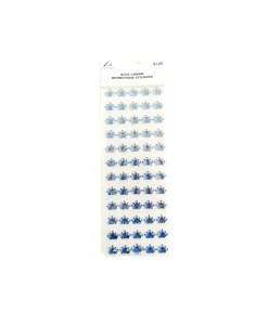 Blue Crown Rhinestone Stickers