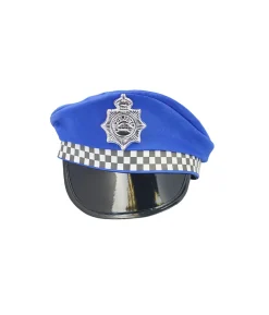 Blue English Police Hat