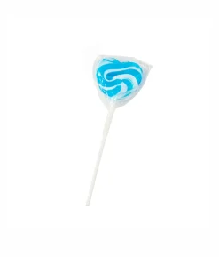Blue Heart Swirly Pop 24pk