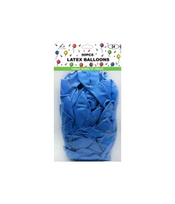 Blue Latex Balloons 12inch 50pk