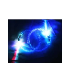 Blue LED Bracelet 2pc