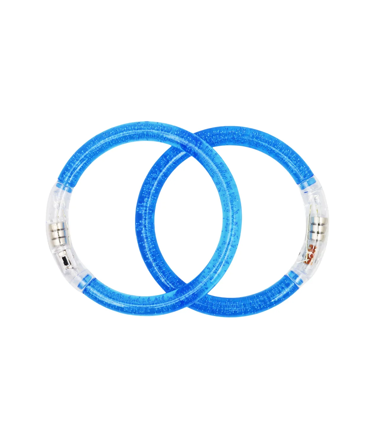 Blue LED Bracelet 2pc