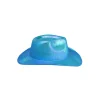 Blue Metallic Cowboy Hat