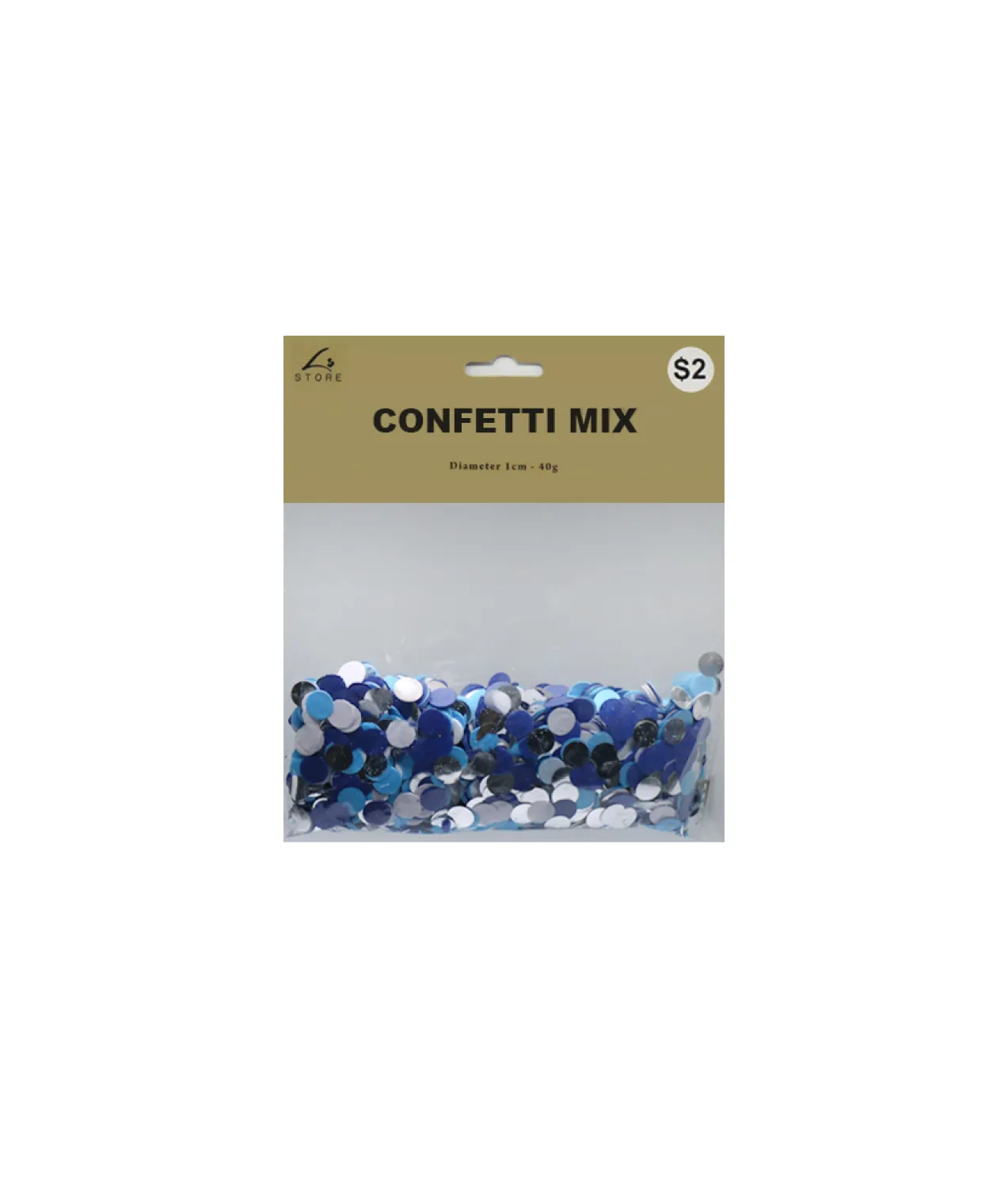 Blue Mixed Confetti