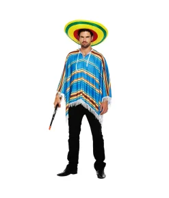 Blue Poncho Adult