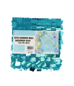 Blue Shimmer Wall Panels 5pc