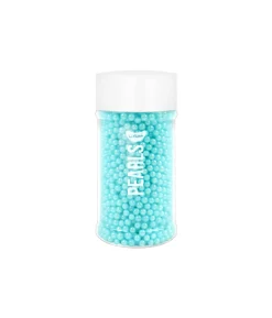 Blue Sugar Pearls 4mm 80g