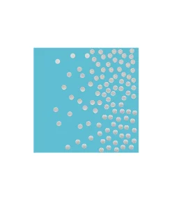 Blue With Silver Dots Large Napkins 20pc