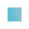Blue With Silver Dots Small Napkins 20pc