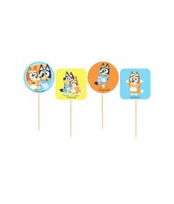 Bluey Cupcake Picks 7cm