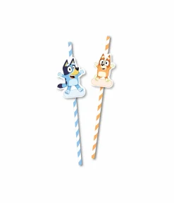 Bluey Paper Straws 8pc
