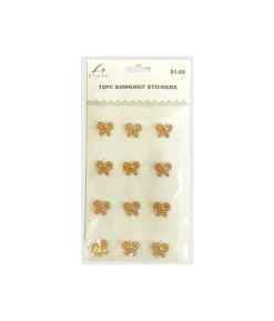 Bowknot Stickers 12pc