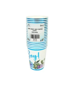 Boy Hot Stamping Paper Cups 9oz 20pc