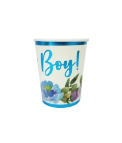 Boy Hot Stamping Paper Cups 9oz 20pc