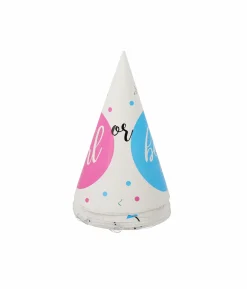 Boy or Girl Paper Hats 10pc 14x20cm