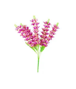5 Branch Dark Purple Orchid Flower 67cm