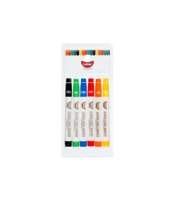 Bright Rainbow Edible Markers 6pk