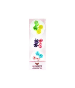 Bright Rose Icing Decorations 12pk