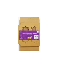 Brown 4 Holder Cupcake Box 2pk