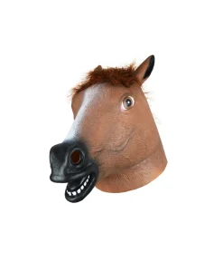 Brown Horse Latex Mask