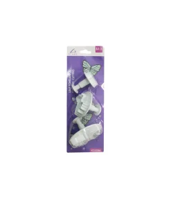 Butterfly Fondant Plunger Cutters 3pc