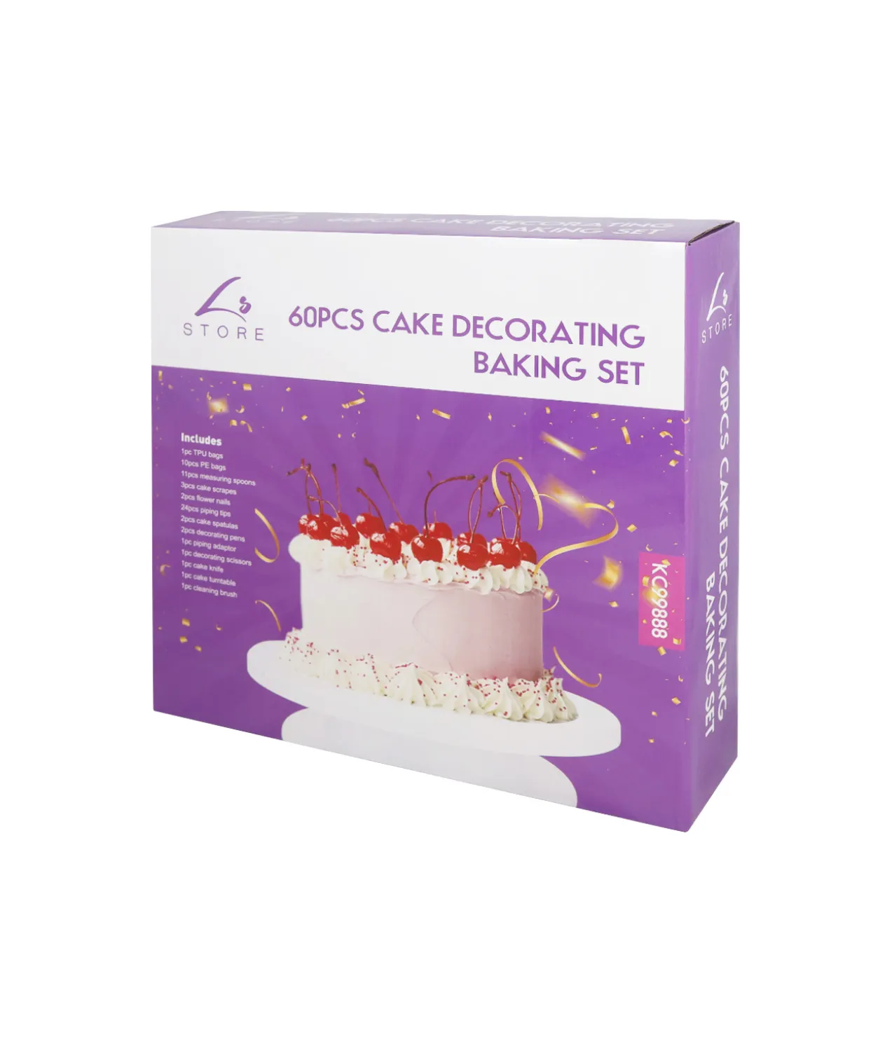 Cake Decorating & Baking Set 60pc