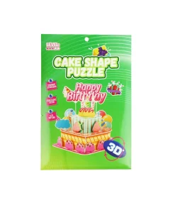 Cake Shape 3D Visual Puzzle Assorted