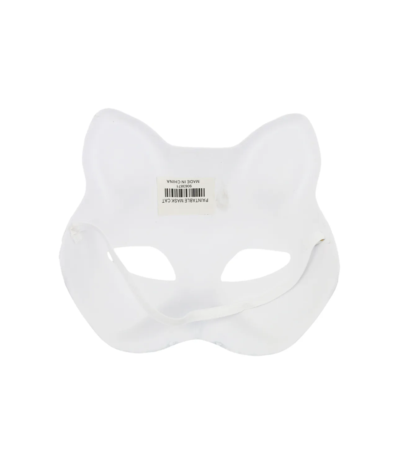 Cat Face Paintable Paper Mask